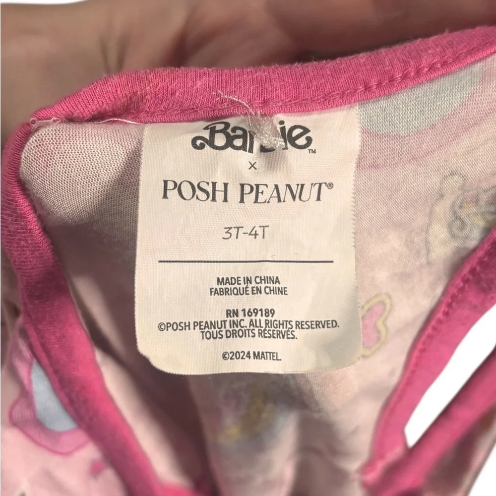 Barbie x Posh Peanut Romper Sz 3T-4T